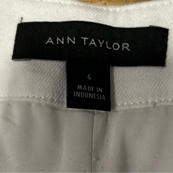 Ann Taylor Sailor wide leg pants size 6 Linen blend - Picture 2 of 11